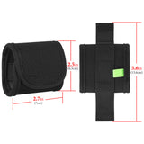 Geekria Earbuds Pouch with Belt Loop Compatible with SAMSUNG Galaxy Buds3 FE, Buds 2 Pro, Galaxy Buds Live, Protective Cover with Clip Holder for Bag Strap (Black)