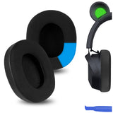 Geekria Sport Cooling-Gel Replacement Ear Pads for Razer Kraken V4/V4X/V4Pro/Kitty V2 Pro, Barracuda/Barracuda X Headphones Ear Cushions, Repair Parts (Black)