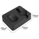 Geekria Headphones Charging Stand for Logitech G733 Lightspeed Wireless Gaming Headset, 3D Printed Resin Magnetic Dock, Gaming Headset Base (Black)