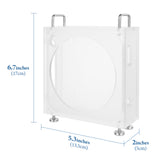 Geekria Chassis Stand, Acrylic Computer Case Holder, Compatible with Apple 2024 Mac Mini M4 / M4 Pro Mount, Desktop Accessories, Optimized heat dissipation (Frosted)