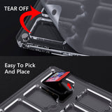 Geekria Game Card Case Compatible with Nintendo Switch NS, NX, 9 Cartridge Slots Holder, Transparent Acrylic Storage Box