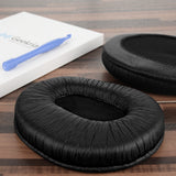 Geekria QuickFit Replacement Ear Pads for SONY MDR-Z600, Z900, V600, V900, V900HD, 7509, 7509HD Headphones Ear Cushions, Headset Earpads, Ear Cups Cover Repair Parts (Black)