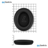 Geekria Replacement Ear Pads for HyperX Cloud Mix 2 (7P5J2AA) Headphones Ear Cushions, Repair Parts (Black)