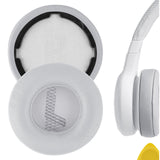 Geekria QuickFit Replacement Ear Pads for JBL LIVE 400BT Headphones Ear Cushions, Headset Earpads, Ear Cups Cover Repair Parts (Grey)