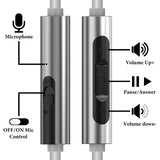 Geekria Audio Cable with Mic Compatible with Bose QC Ultra/45/35II/35/700 Headphones Cable, 3.5mm to 2.5mm Replacement Stereo Cord with Inline Microphone and Volume Control (4 ft/1.2 m)