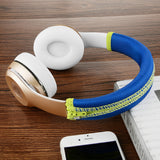 Geekria Headband Cover Compatible with Beats Solo 3, Solo 2 Wireless On-Ear Headphones, Head Top Cushion Pad Protector, Sweat Cover, Replacement Repair Part, Easy DIY Installation (Pop Indigo)