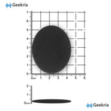 Geekria Comfort Foam Replacement Ear Pads for Logitech OEM PC 860 Stereo Headphones Ear Cushions, Repair Parts (Black)