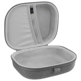 Geekria Shield Headphones Case Compatible with Sony WH1000XM4, WH1000XM3, WH1000XM2, WH-XB910N Case, Replacement Hard Shell Travel Carrying Bag with Accessories Storage (Microfiber Grey)