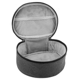 Geekria Headphones Pouch Compatible with Sony WH-1000XM4, WH-1000XM3, WH-H910N, WH-H800, WH-XB900N, WH-H810 Case, Replacement Protective Travel Carrying Bag with Cable Storage (Grey)