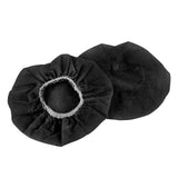 Geekria 100 Pairs Disposable Headphones Ear Cover for Small Call Center Headset Earcup, Stretchable Sanitary Ear Pads Cover, Hygienic Ear Cushion Protector (XS / Black)