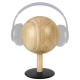 Geekria Wooden Sphere Headphones Stand for Over-Ear | On-Ear Headphones, Gaming Headset Holder, Desk Display Hanger Compatible with Bose, Sony, Sennheiser, ATH, AKG, JBL, Beats and Most Headphones