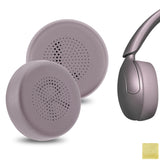 Geekria QuickFit Replacement Ear Pads Compatible with JLab Go Lux ANC Wireless Headphones, Ear Cushions, Repair Parts (Mauve)
