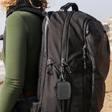 Geekria Shield Earbuds Case Compatible with Sony LinkBuds Open, LinkBuds Fit, WF-C510, WF-1000XM5, WF-1000XM4, Replacement Hard Shell Travel Carrying Bag with Carabiner Clip (Dark Grey)