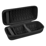 Geekria Shield Speaker Case Compatible with JBL Pulse 5 Bluetooth Speaker Case, Replacement Hard Shell Travel Carrying Bag with Cable Storage (Black)