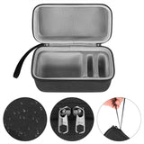 Geekria Shield Speaker Case Compatible with Sony LinkBuds Cover, Replacement Travel Hard Shell Portable Speaker Protective Carrying Bag with Cable Storage (Grey)