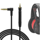 Geekria Audio Cable Compatible with Sennheiser Game One, Game Zero, PC 373D, GSP 350, GSP 500, GSP 600 Headsets, Slim 2.5mm Plug Gaming Headset Replacement Stereo Cord (6.6ft/2m)