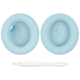 Geekria Replacement Ear Pads Compatible with Anker Soundcore Space One Headphones, Repair Parts (Sky Blue)