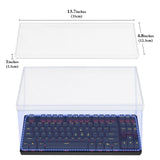 Geekria Tenkeyless TKL Keyboard Dust Cover, Clear Acrylic Keypads Cover for 80% Compact 87 Key Computer Mechanical Gaming Keyboard