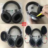 Geekria QuickFit Replacement Ear Pads for Sony MDR-1R, MDR-1RMK2 Headphones Ear Cushions, Headset Earpads, Ear Cups Cover Repair Parts (Brown)
