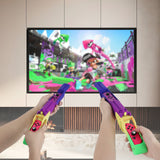 Geekria Game Gun Compatible with Nintendo Switch / OLED Joy-Cons Grip, Fit for Splatoon, Resident Evil, Juarez, Sniper Elite, Hunting Simulator, Wolfenstein, Type Shooting Gaming Accessories