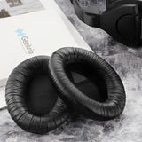 Geekria QuickFit Leatherette Replacement Ear Pads for Sennheiser HD 280/ 280-Pro/ 281, HMD 280/ 281 Headphones Ear Cushions, Repair Parts with Video Guide (Black)