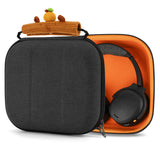Geekria Shield Headphones Case Compatible with JBL Tour ONE M3, Skullcandy Crusher ANC 2, Hesh ANC and More, Replacement Hard Shell Travel Carrying Bag with Cable Storage (Dark Grey)