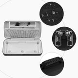 Geekria Keyboard Carrying Bag, Compatible with GravaStar Mercury K1/ Mercury K1 Pro/ K1 Lite/ V75 Pro/ V75 Lite/ V75 HE/ V75 Pro HE, EVA Hard Shell Travel Replacement Case (Dark Gray)