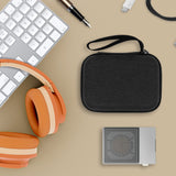 Geekria Audio Interface Carrying Case, Compatible with Teenage Engineering CM-15, EVA Hard Shell Portable Travel Bag (Dark Gray)