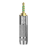 Geekria 2.5mm 4-Pole Balanced Male to 3.5mm 4-Pole Balanced Female Headphones Adapter, for Balanced 2.5mm Output Devices, Aluminum Alloy Audio Converter, Gold Plated