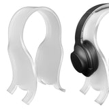 Geekria Frosted Omega Headphone Stand for Over-Ear Headphone, Gaming Headset Stand, Desk Display Hanger, Compatible with Sony, Sennheiser, JBL, ATH, Bose, Beats Studio3 Headphones (Acrylic)