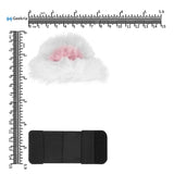Geekria NOVA Headphone Beam Strap+Cat Ears Attachment Compatible with Bose, Sony, Skullcandy, Beats, Marshall Headphones, Easy DIY Installation, Comfortable & Stylish (Black / White+Pink)