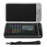 Geekria Audio Interface Carrying Case, Compatible with Akai Professional MPC Live III, EVA Hard Shell Portable Travel Bag (Dark Gray)