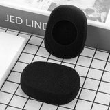 Geekria Comfort Foam Replacement Ear Pads + Mic Windscreen Foam Compatible with BlueParrott B450-XT, B450XT Headphones Mic Foam Cover + Ear Cushions / Cushion Pad Repair Parts (Black)