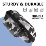 Geekria Controller Carrying Case Compatible with Google Stadia, Hard Shell Travel Bag, Protective Case with Internal Mesh Pocket for Charging Cable (Camouflage)