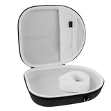 Geekria Shield Headphones Case Compatible with Skullcandy Crusher ANC 2/EVO, Bose QC Ultra II and More, Replacement Protective Hard Shell Travel Carrying Bag with Cable Storage (Dark Grey)
