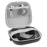 Geekria Shield Headphones Case Compatible with Turtle Beach Recon 70, Stealth 600, Stealth 450 Gaming Headsets, Replacement Hard Shell Travel Carrying Bag with Cable Storage (Dark Grey)