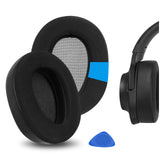 Geekria Sport Cooling Gel Replacement Ear Pads for Sony MDR-100ABN, WH-H900N Headphones Ear Cushions, Headset Earpads, Ear Cups Repair Parts (Black)