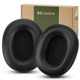 Geekria Replacement Ear Pads for BASEUS H1i Headphones Ear Cushions, Repair Parts (Black)
