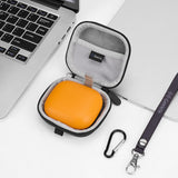 Geekria Shield Earbuds Case Compatible with Beats Powerbeats Pro 2 True Wireless Earbud, Replacement Hard Shell Travel Carrying Bag with Carabiner Clip (Dark Gray)