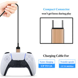 Geekria Fast Charging USB to Dual Type-C Y Splitter Charger Cable Compatible with PlayStation 5, Xbox Series X, Series S, Suitable for PS5 Dual Sense Controller (6.5ft/200cm)