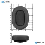 Geekria Replacement Ear Pads for Bowers & Wilkins PX7 S3 Headphones Ear Cushions, Repair Parts (Anthracite Black)