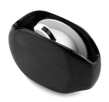 Geekria Earbuds Smart Storage Box / Headphone Cable Storage Organizer / In-Ear Headset Holder Case / Earphone Bobbin Winder Wrap / Cord Tangle-Free Portable Manager / Wire Keeper (Black)