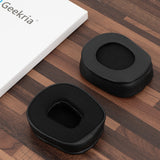 Geekria Sport Cooling-Gel Replacement Ear Pads for BlueParrott B350-XT Noise Cancelling Headphones Ear Cushions, Repair Parts (Black)