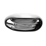 Geekria Earbuds Smart Storage Box / Headphone Cable Storage Organizer / In-Ear Headset Holder Case / Earphone Bobbin Winder Wrap / Cord Tangle-Free Portable Manager / Wire Keeper (Black)