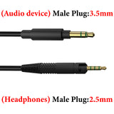 Geekria Audio Headphone Cable Compatible with Sennheiser HD 620S/599/ 599SE/598/560S/400PRO/ 579/569/ 550/505 Replacement Headphones Cable, 3.5mm to 2.5mm Stereo Cord (4 ft/1.2 m)