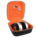Geekria Shield Headphones Case Compatible with HiFiMAN SHANGRI-LA jr, Deva-Pro, DEVA, Sundara-C, Sundara, Arya, Ananda Case, Replacement Hard Shell Travel Carrying Bag with Cable Storage (Black)