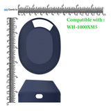 Geekria Silicone Headphone Cover Compatible with Sony WH-1000XM5, WH1000XM5 Wireless Headphones, Scratch Protection Case / Earpieces Cover / Headset Speakers Skin Protector (Blue)
