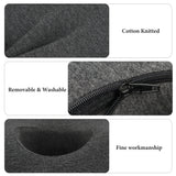 Geekria Headphone Sleep Pillow, Comfort Sponge with Removable Washable Cover, Compatible with 3M WorkTunes Connect Wireless, PROHEAR 037, Honeywell Howard Leight Impact Sport Headphones