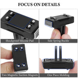 Geekria Magnetic Adapter Mount Compatible with Insta360 X5, X4 Air, Ace Pro 2, Ace Pro, Ace, Action Camera, Quick Release Adapter Accessories Suitable for Tripod, Selfie, Vlogging (Black)