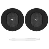 Geekria Sport Cooling Gel Replacement Ear Pads Compatible with Audeze Maxwell Wireless Headphones, Smooth Ice Silk Fabric Earpads and Ear Cushions Repair Parts (Black)